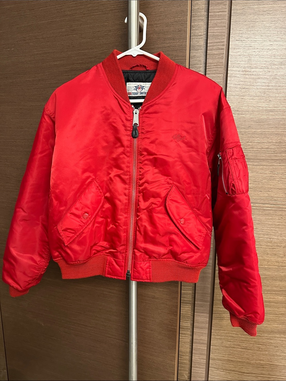 Red Men's Bomber Jacket - Unknown Brand